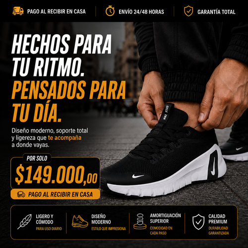 🔥 NIKE FREE METCON 6 • 70% OFF Solo Hoy